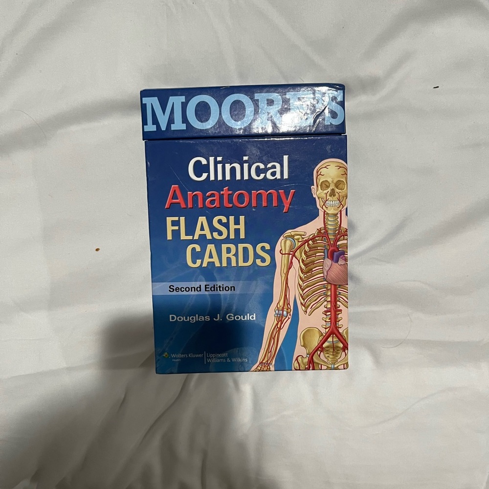 Moore Clinical Anatomy Flash Cards
